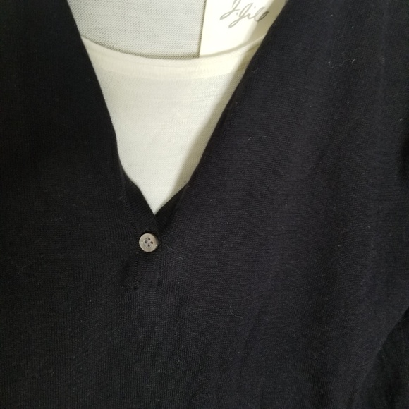 NWT J. Jill black and cream sweater top-sz.Small - Picture 3 of 5